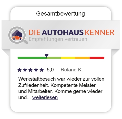 Autohauskenner Bewertungssiegel